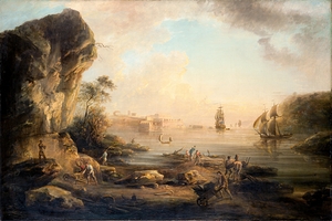 Coast Landscape by Elias Martin [1739–1818]